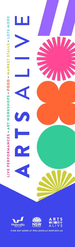 Arts Alive Side Banner